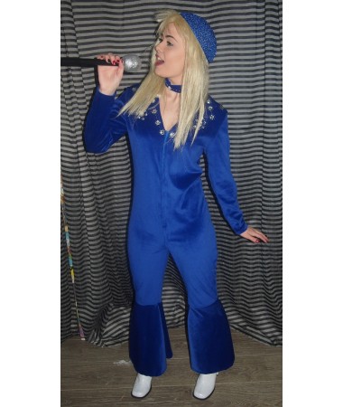 ABBA Blue Jumpsuit (Agnetha) ADULT HIRE